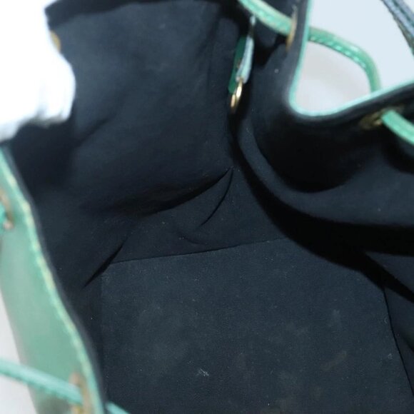 LOUIS VUITTON Epi Petit Noe Shoulder Bag Green LV Auth - Picture 11 of 16